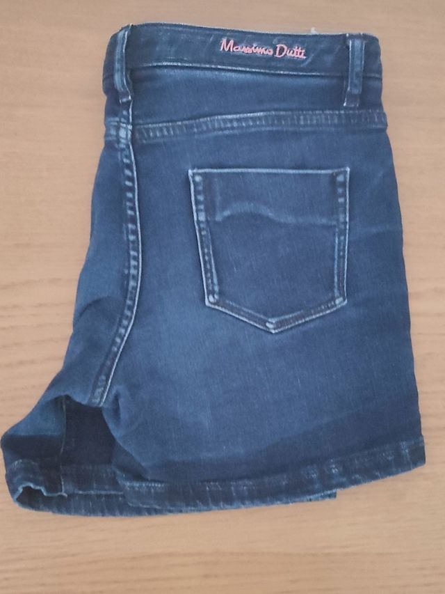 Vaquero corto Massimo Dutti chica, talla 13 - 14