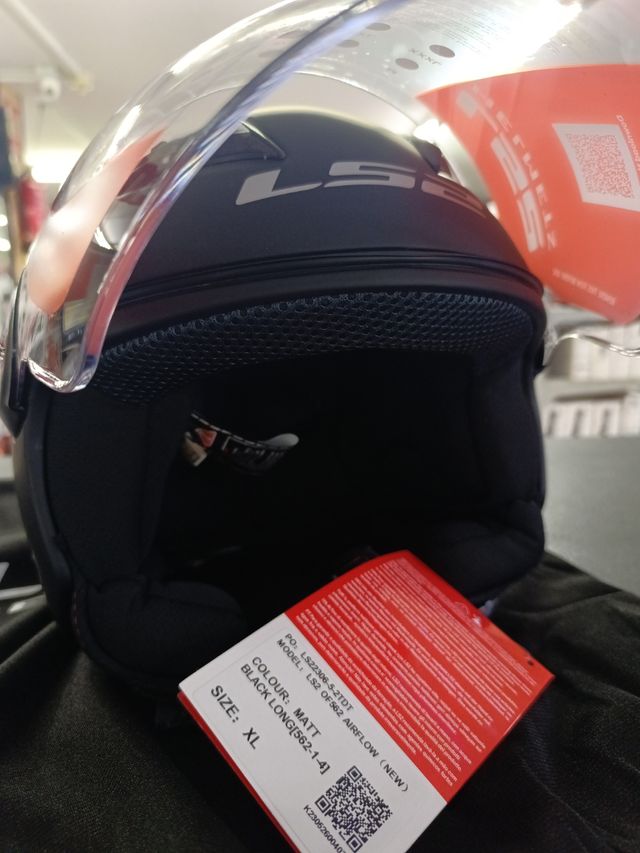 Casco LS2 Airflow Negro Mate XL