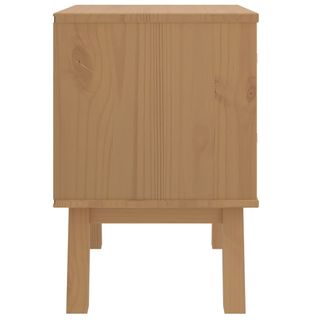 vidaXL Mesita de noche OLDEN madera maciza de pino