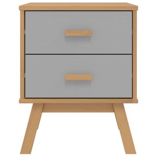 vidaXL Mesita de noche OLDEN madera maciza de pino