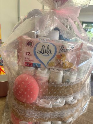 Tarta pañales bebé: Regalo recién nacido
