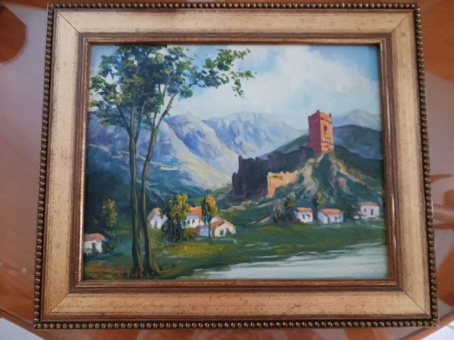 2 Pinturas al óleo paisajes 10€ unidad.