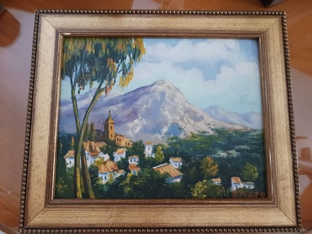 2 Pinturas al óleo paisajes 10€ unidad.