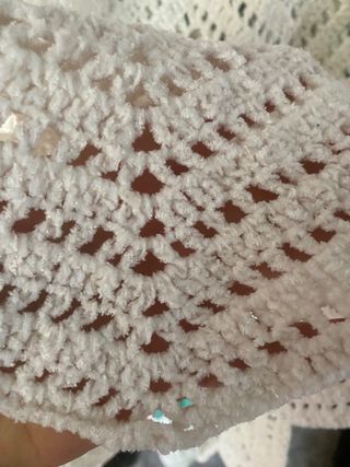 Vestito bianco uncinetto