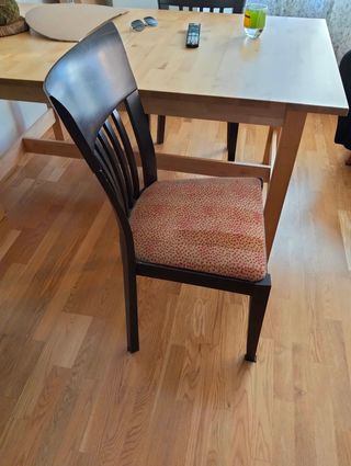 4 sillas comedor madera marrón