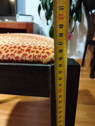 4 sillas comedor madera marrón