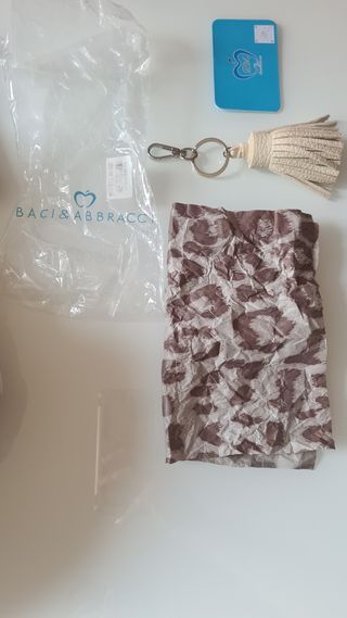 Portachiavi Baci&Abbracci beige