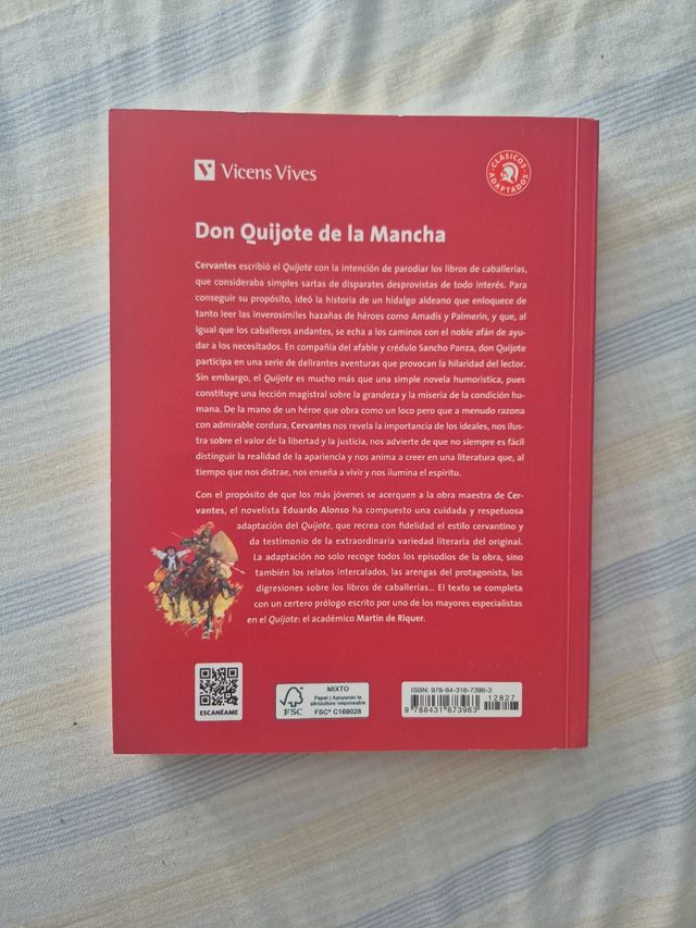 Don Quijote de La Mancha, Vicente Vives