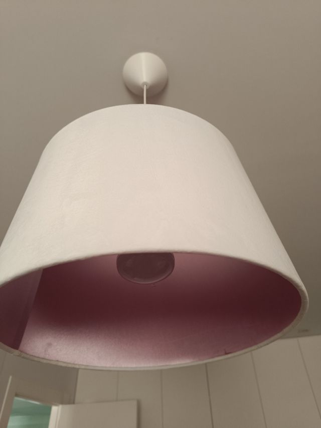 Lampada da soffitto - Rosa e bianca