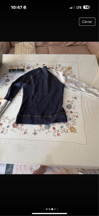 Jersey Armani Jeans L - Azul Gris