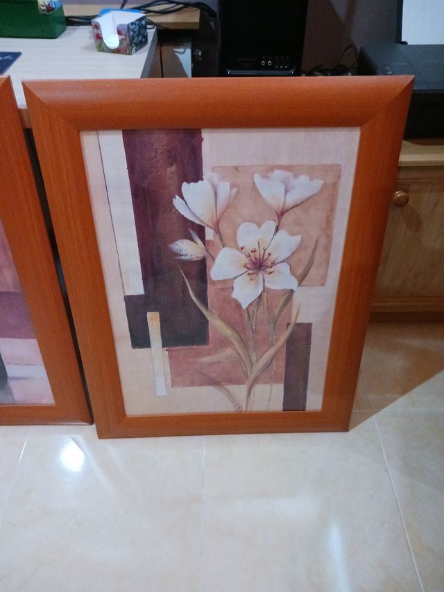 Cuadros flores - Decoración hogar