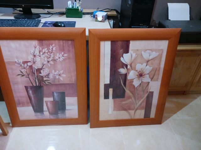 Cuadros flores - Decoración hogar