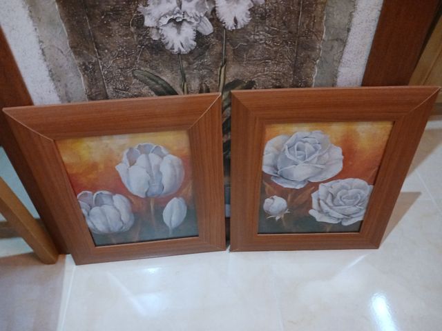 Cuadros flores - Decoración hogar