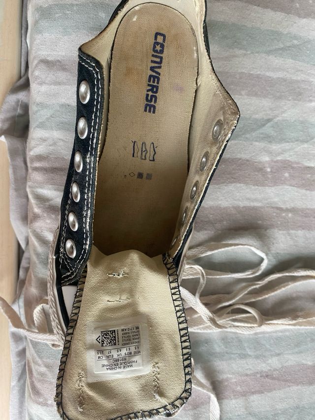 Converse negras - zapatillas slip-on