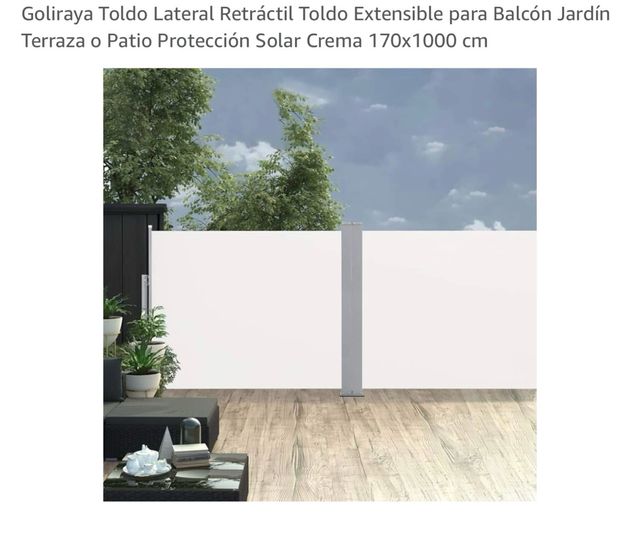 Toldo lateral Goliraya 170x1000cm