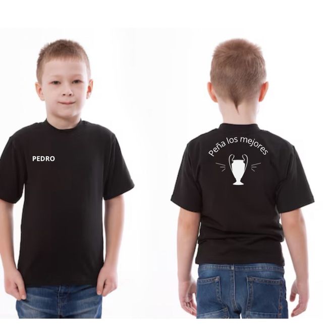 Camisetas Peña: Camisetas para niños y adultos.