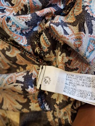 Vestido Zara estampado