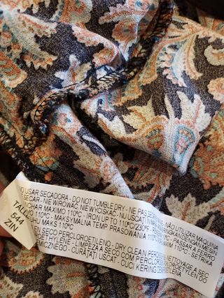 Vestido Zara estampado