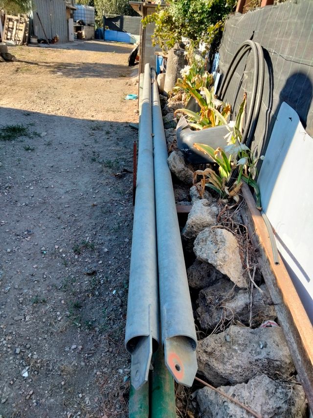 2 Tubi zincati - pali in metallo