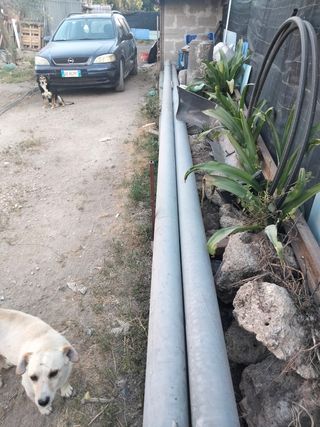 2 Tubi zincati - pali in metallo