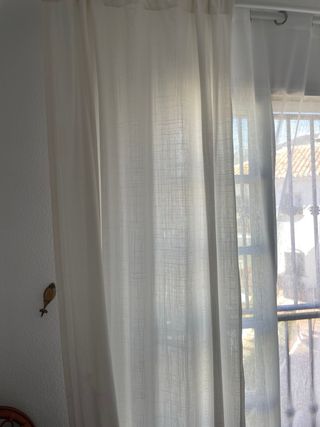 Cortinas blancas translucidas y opacas