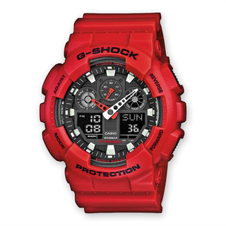 G-SHOCK GA-100B-4AER Orologio Rosso