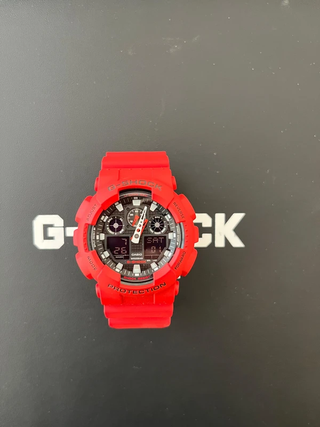 G-SHOCK GA-100B-4AER Orologio Rosso