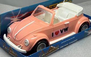 VW Escarabajo Cabriolet Rosa - Coche a friccion