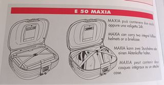 Baúl Givi E50 Maxia + Soporte Monorack