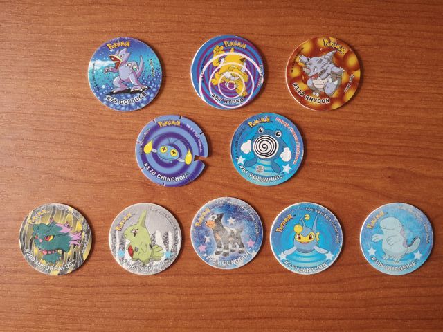 Pokemon Attack y Sticker Tazos