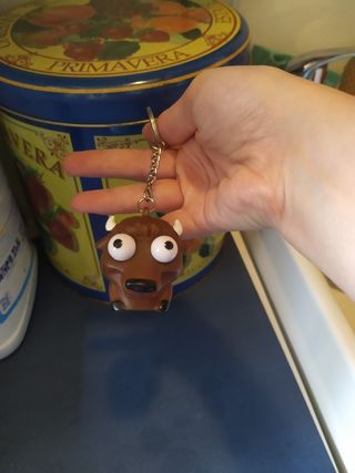 Portachiavi Bisonte Giocattolo Regalo