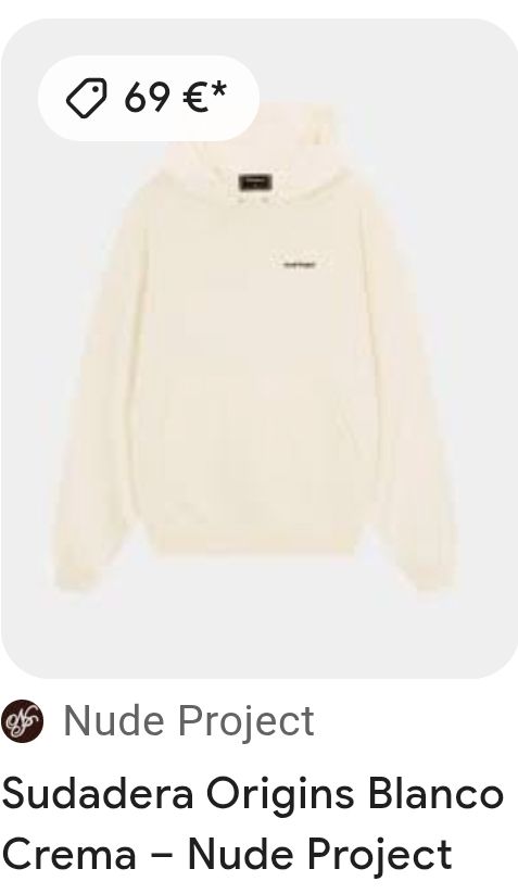 Felpa beige Nude Project