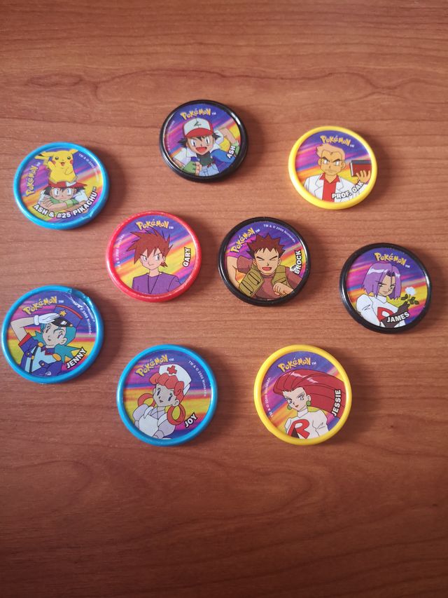 8 Tazos Pokémon - ¡Colección!