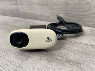 Webcam Logitech - Cámara web beige