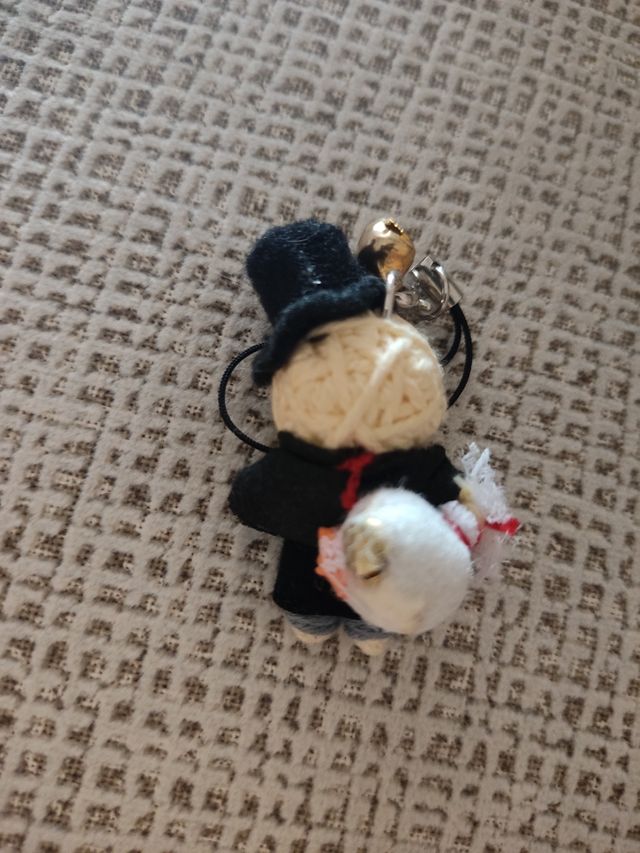 Muñeco hilo artesanal Mr. Monopoly