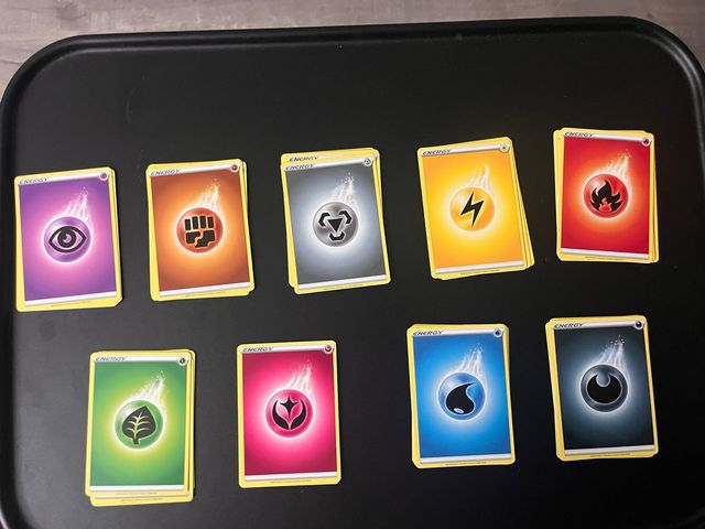 Cartas Pokémon Inglesas Energia 2020 novas