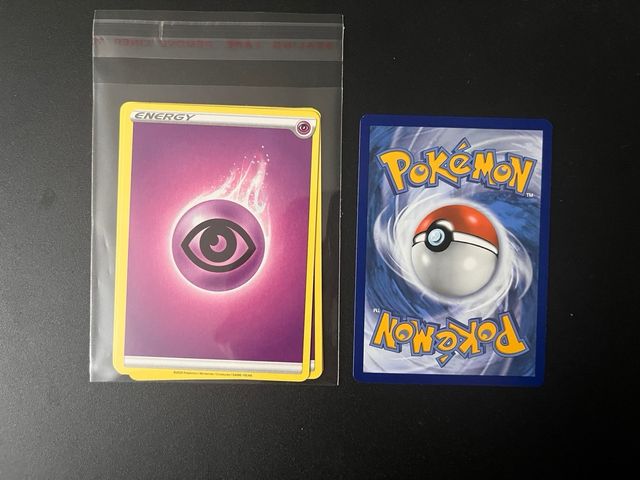 Cartas Pokémon Inglesas Energia 2020 novas
