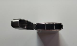 Scatola porta fiammiferi acciaio Look Inside