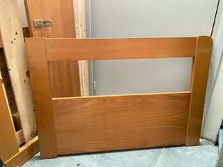 Cama nido con jergones y colchón 80cm -madera
