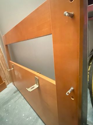 Cama nido con jergones y colchón 80cm -madera