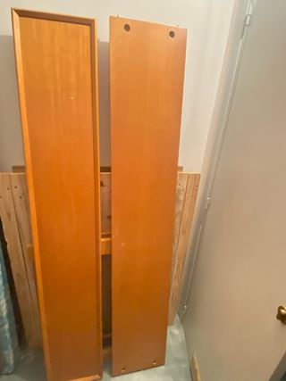 Cama nido con jergones y colchón 80cm -madera