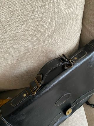 Maletín Piel Negro - Ejecutivo