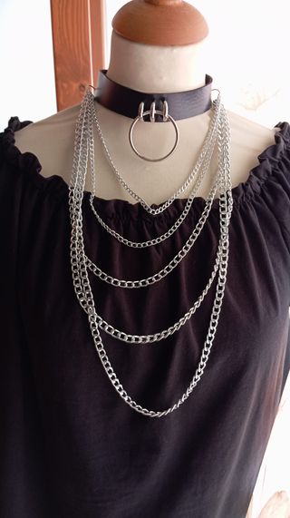 Choker e collane punk gothic
