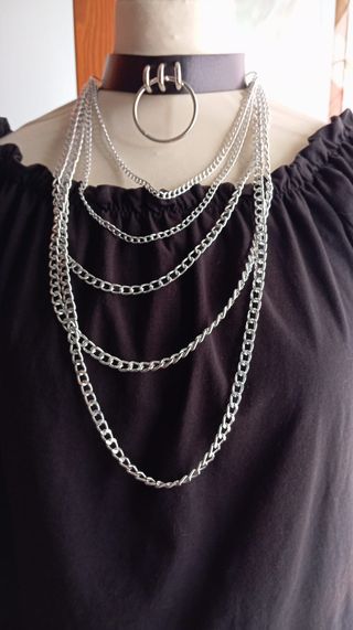Choker e collane punk gothic