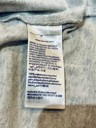 Camiseta Tommy Jeans XL Gris