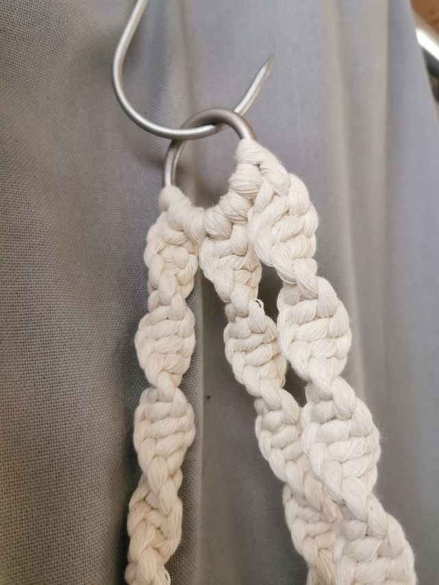 Macetero colgador macramé