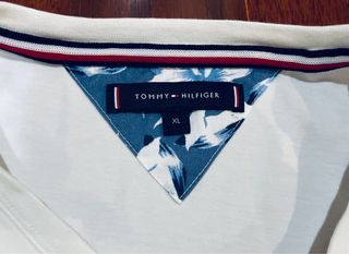 Camiseta Tommy Hilfiger XL - Blanca