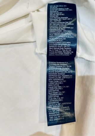 Camiseta Tommy Hilfiger XL - Blanca