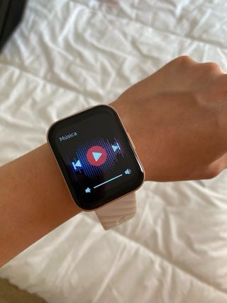 Reloj inteligente Smartwatch - Beige/Dorado