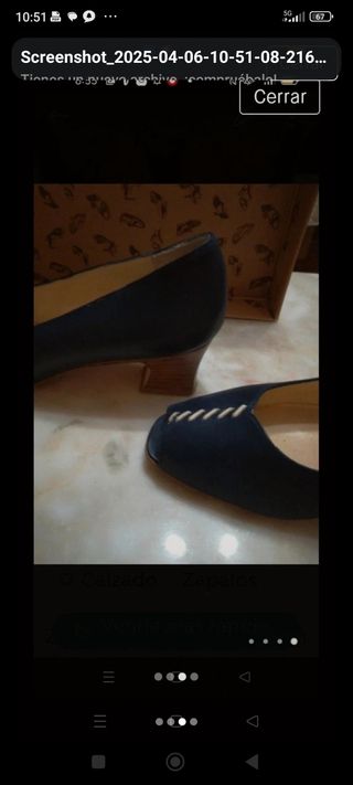 Zapatos Luxax  Piel Azul - Abiertos Puntera